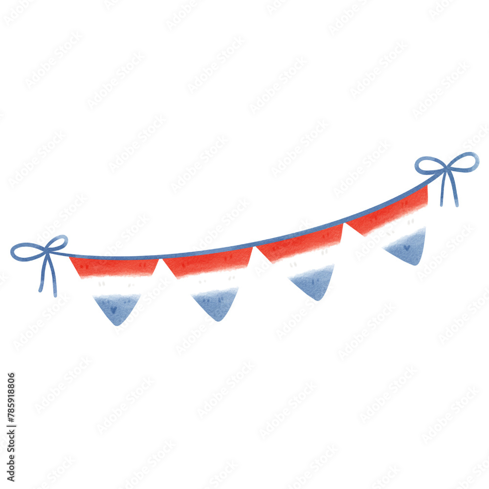Holland Flag Bunting Holland Flag Bunting
