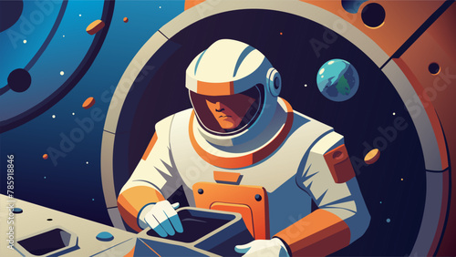 The astronauts mind raced as they frantically tried to recall the procedures for dealing with a potential breach in their ships hull. Every