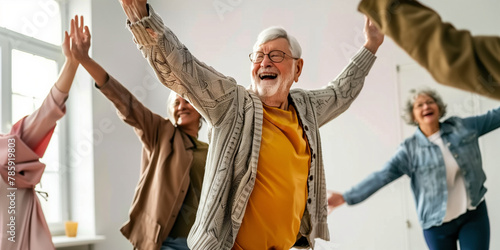 Seniors Happy Activity 