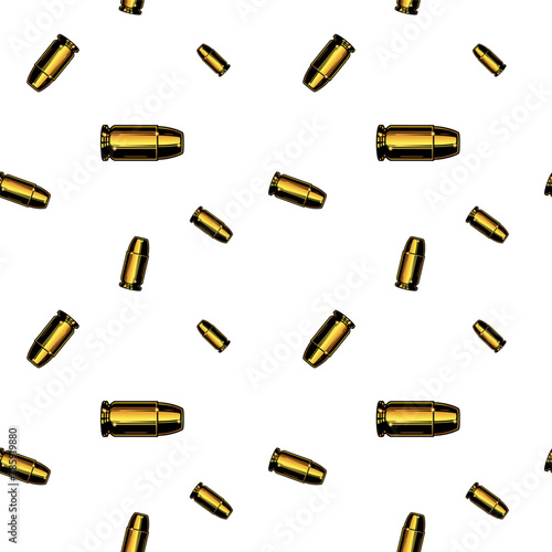 seamless pattern design with repeated gold bullets for banners, wallpaper, backdrop, etc.