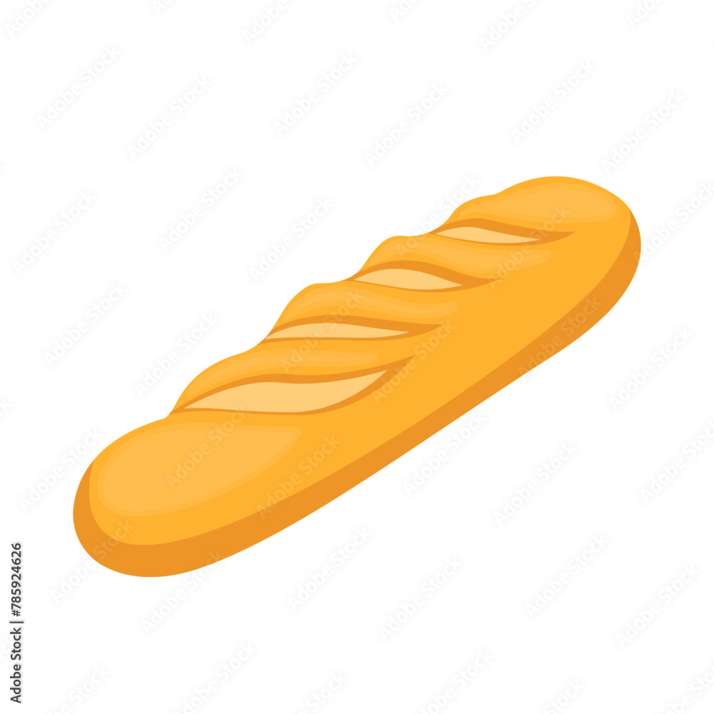 Food wheat bread cartoon vector isolated illustration Food wheat bread cartoon vector isolated illustration