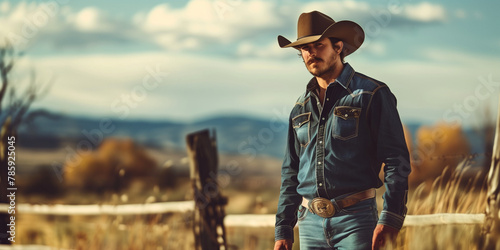 American Western Cowboy  photo
