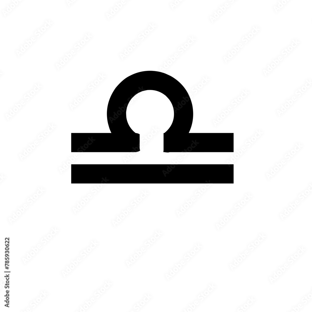 libra symbol icon vector on a white background libra symbol icon vector on a white background