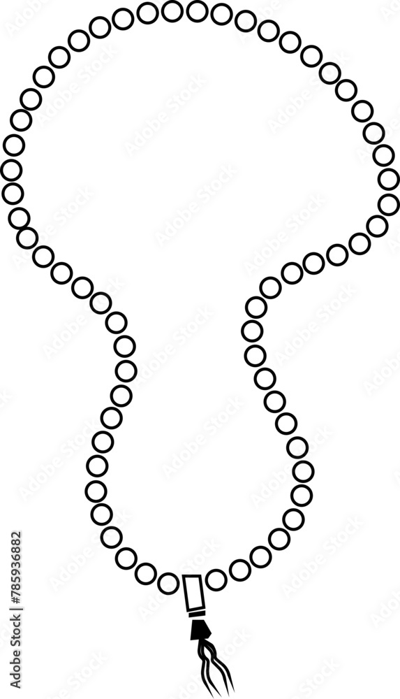 Prayer beads in shape of crescent for Ramadan, prayer beads for dhikr and and pray to god. tasbih. Prayer beads. Islamic background. Ramadan kareem. Selective focus, isolated on transparent background Prayer beads in shape of crescent for Ramadan, prayer beads for dhikr and and pray to god. tasbih. Prayer beads. Islamic background. Ramadan kareem. Selective focus, isolated on transparent background