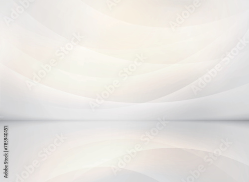 ゴールドラインの高級感なコンセプトの抽象的なモダンな白い背景	