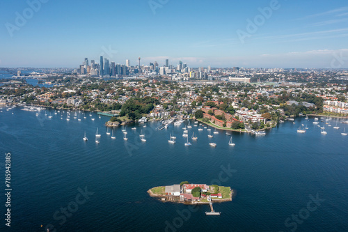 Sydney harbour islands, Snapper island nature reserve is the smallest island in the Parramatta river and Sydney harbor.