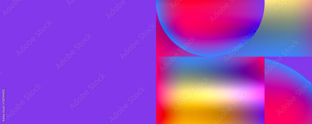 An electric blue, violet, magenta, and pink gradient creates a colorful abstract background with vibrant tints and shades, perfect for artistic patterns and graphics