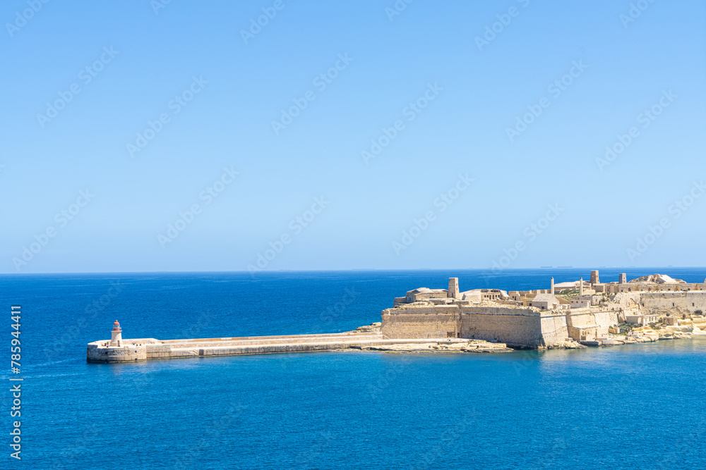 city port entrance in Valletta, Malta city port entrance in Valletta, Malta