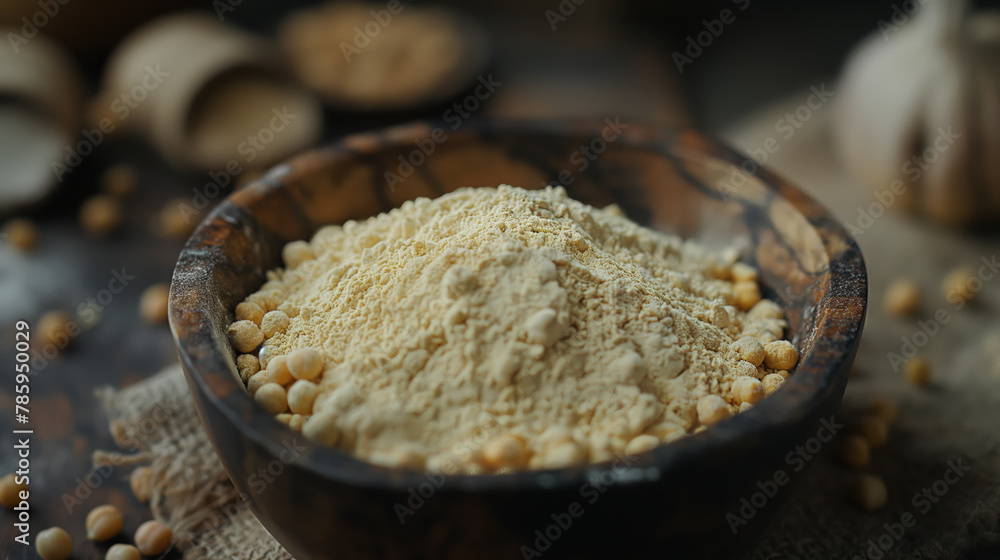 Sattu, a nutritious and versatile flour made from roasted chickpeas or barley, commonly used in Indian cuisine for beverages, bread, and savory dishes Sattu, a nutritious and versatile flour made from roasted chickpeas or barley, commonly used in Indian cuisine for beverages, bread, and savory dishes