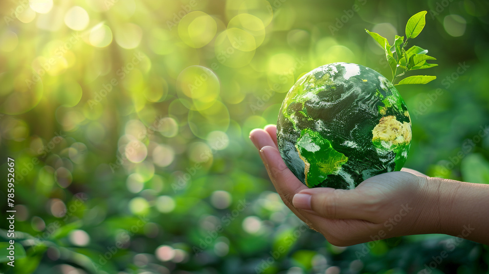 Environment Earth Day In the hands holding green earth on Bokeh green Background, Saving environment, and environmentally sustainable. Save Earth. Concept of the Environment World Earth Day Environment Earth Day In the hands holding green earth on Bokeh green Background, Saving environment, and environmentally sustainable. Save Earth. Concept of the Environment World Earth Day