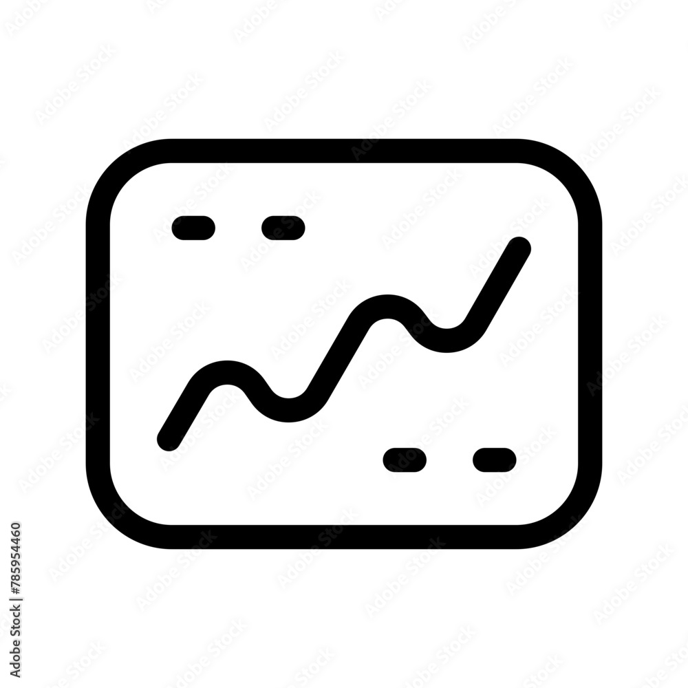 Chart Icon Vector Symbol Design Illustration Chart Icon Vector Symbol Design Illustration