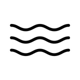 Sea Icon Vector Symbol Design Illustration
