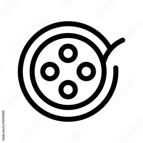 Roll Film Icon Vector Symbol Design Illustration