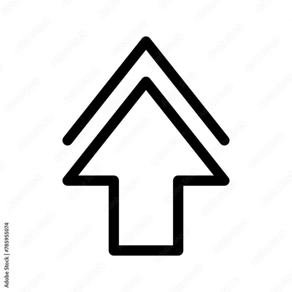 Up Icon Vector Symbol Design Illustration Up Icon Vector Symbol Design Illustration