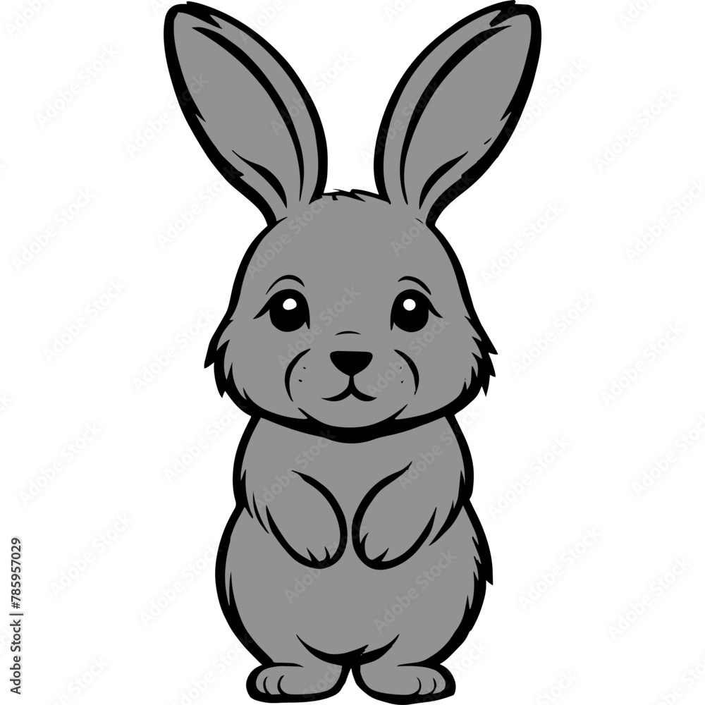 Cute Rabbit for Children Book Cute Rabbit for Children Book