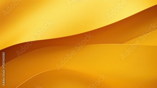 Folded yellow paper surface texture abstract background.