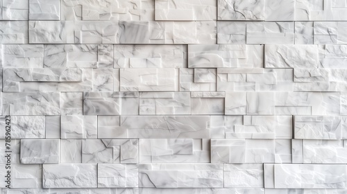 Modern White Marble Tile Wall Texture