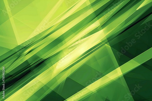Abstract green background, futuristic wavy illustration, -generated image
