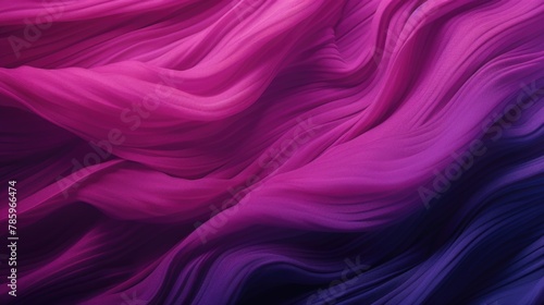Vibrant Pink and Purple Fabric Waves Abstract Background