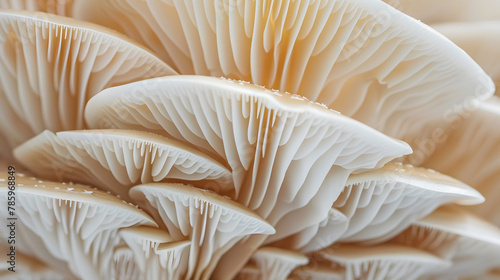 abstract background macro image of mushroom, Sajor-caju mushroom