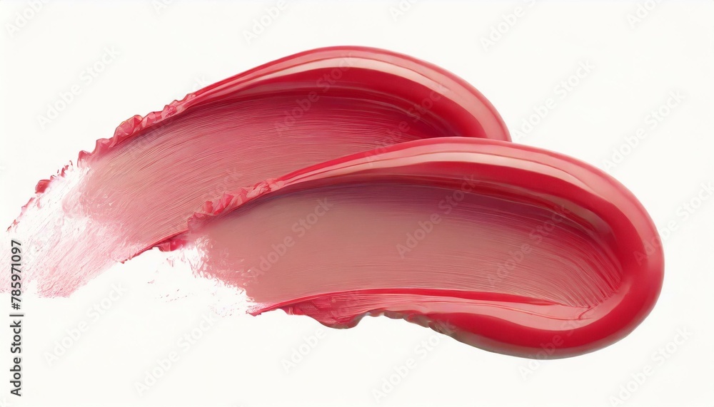 Fototapeta premium red paint brush isolated