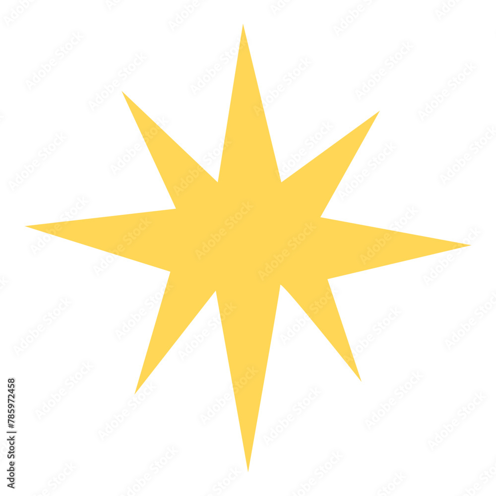 Sparkling Yellow Star Sparkling Yellow Star