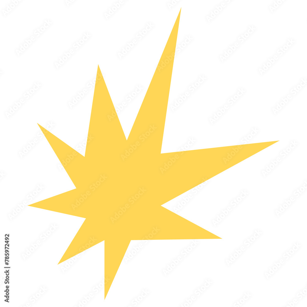 Sparkling Yellow Star Sparkling Yellow Star
