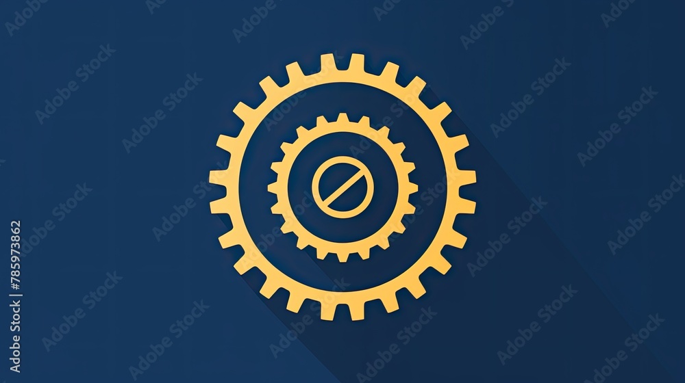 Naklejka premium Industrial Flag Symbolizing a Strong Economy and Heritage