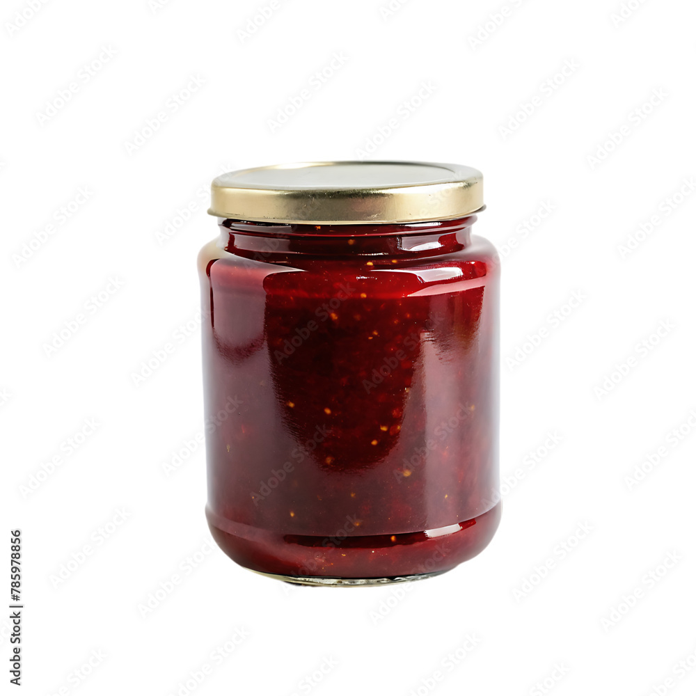 Salsa jar bottle isolated on transparent background Salsa jar bottle isolated on transparent background