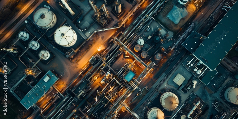industrial aerial view industrial aerial view