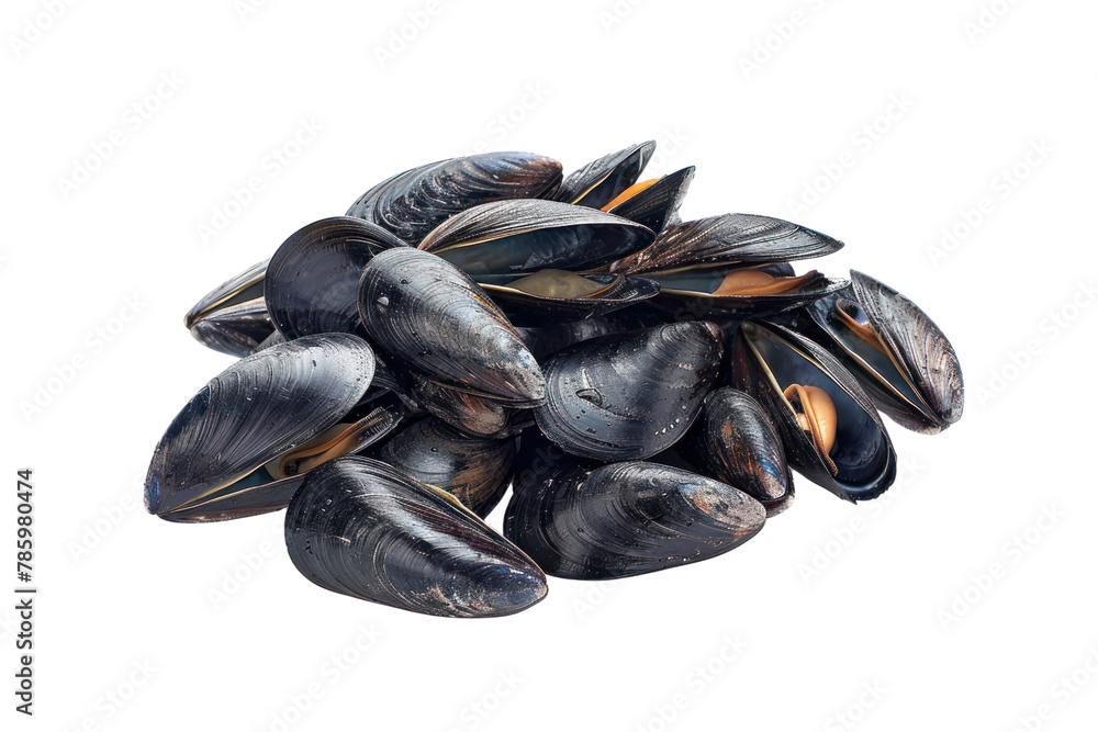 group of mussels
.isolated on white background group of mussels
.isolated on white background