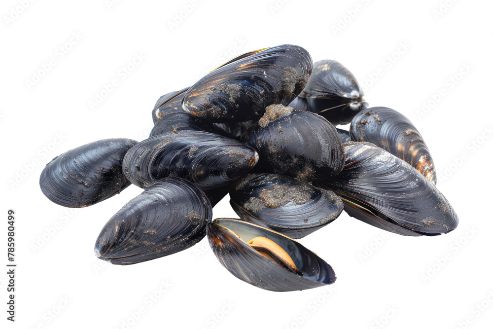 group of mussels
.isolated on white background group of mussels
.isolated on white background