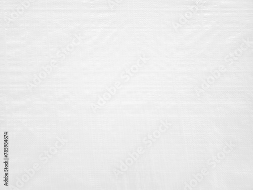 White plastic canvas texture for background. photo