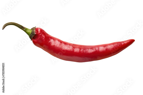 Fresh, spicy red chilli .isolated on white background