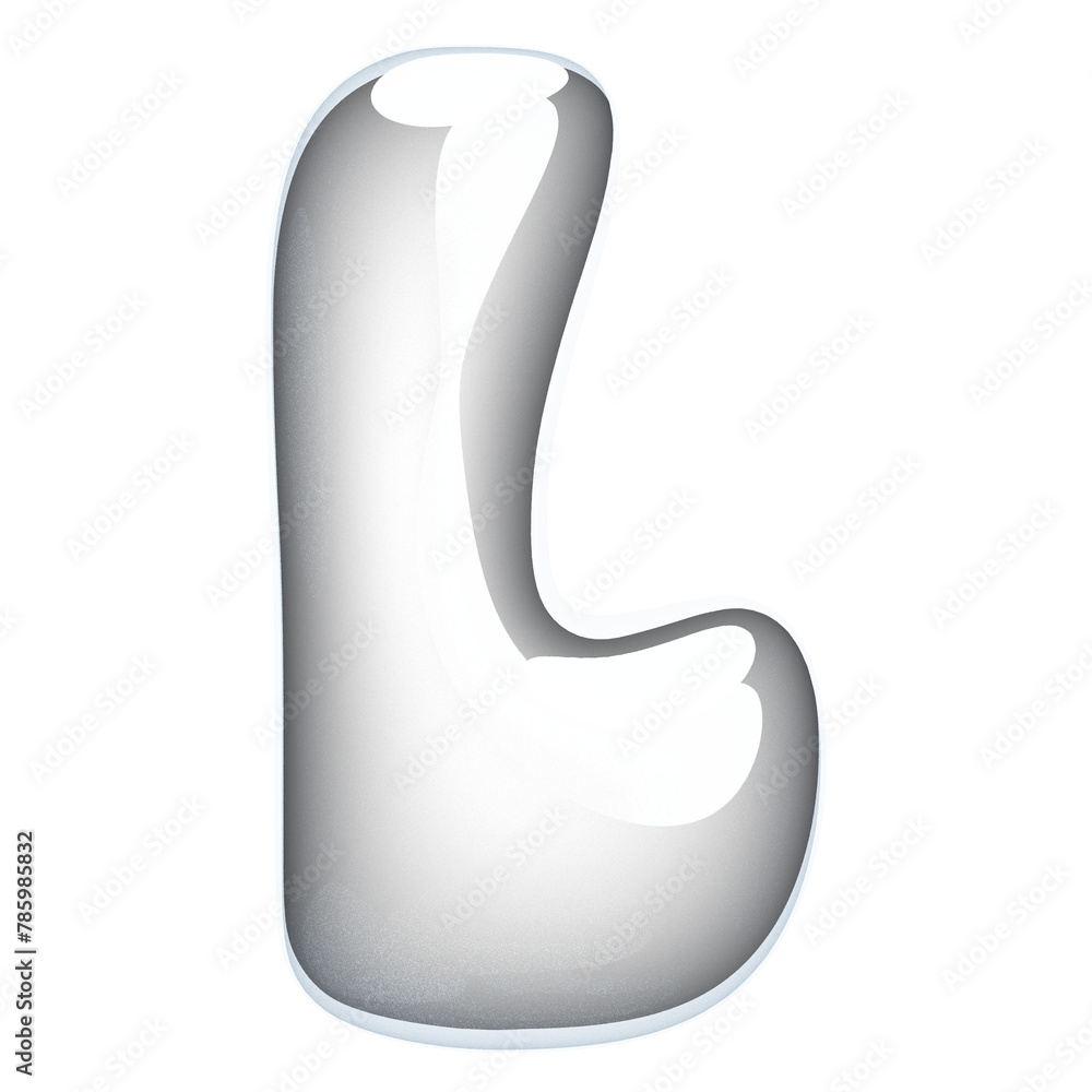 3d Alphabet Bubbles Letter And Number