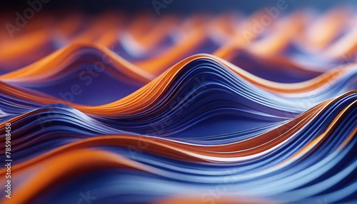 Abstract 3D fluid technology background
