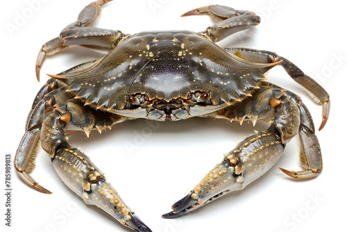 Crab isolated on a white background, Clipping path included