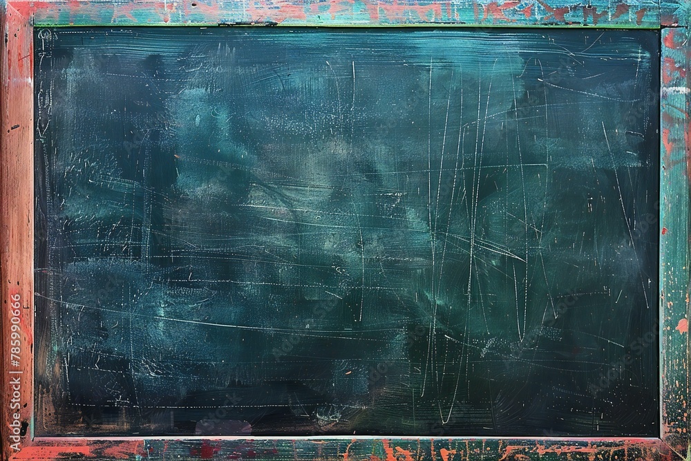 Old blackboard with grunge texture,  Abstract background for design - obrazy, fototapety, plakaty 