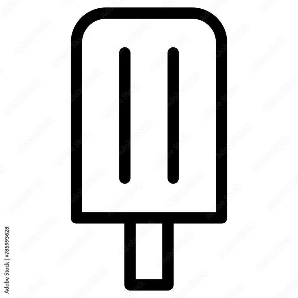 ice lolly icon, simple vector design