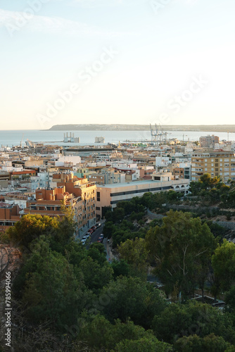 The view from San Fernando’s Castle, Alicante, Spain 