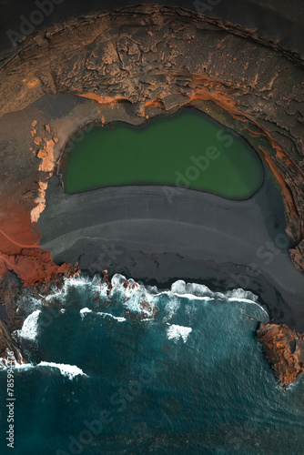 lago verde - lanzarote