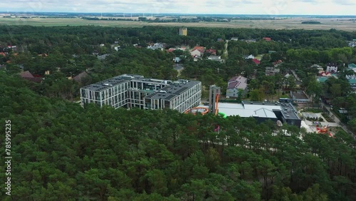 Hotel Zalewski Mrzezyno Aerial View Poland photo