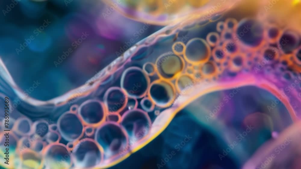 The vibrant colors of a soil nematode are on full display as its translucent body allows us to see the intricate network of and digestive . AI generation. The vibrant colors of a soil nematode are on full display as its translucent body allows us to see the intricate network of and digestive . AI generation.