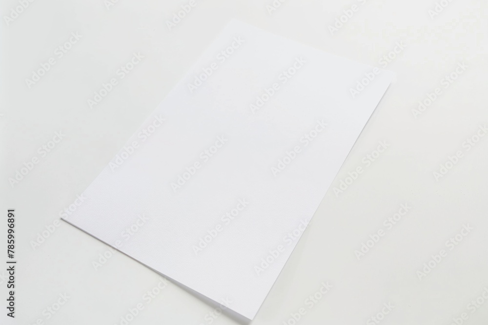 Blank paper mockup created with Generative AI Blank paper mockup created with Generative AI