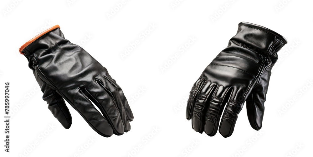 set of gloves isolated on transparent background set of gloves isolated on transparent background