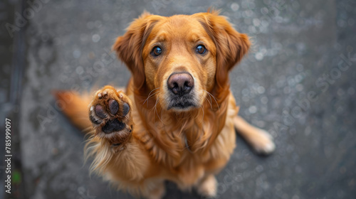 Golden retriever portrait