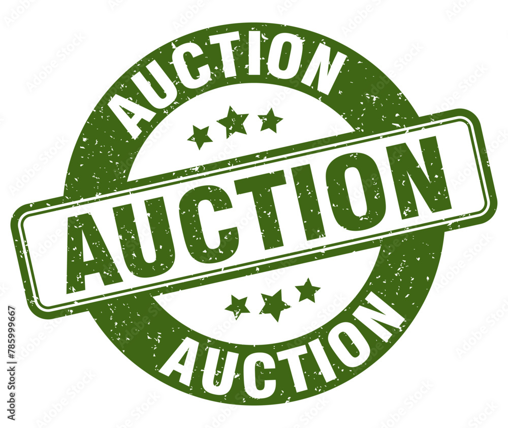 auction stamp. auction label. round grunge sign auction stamp. auction label. round grunge sign