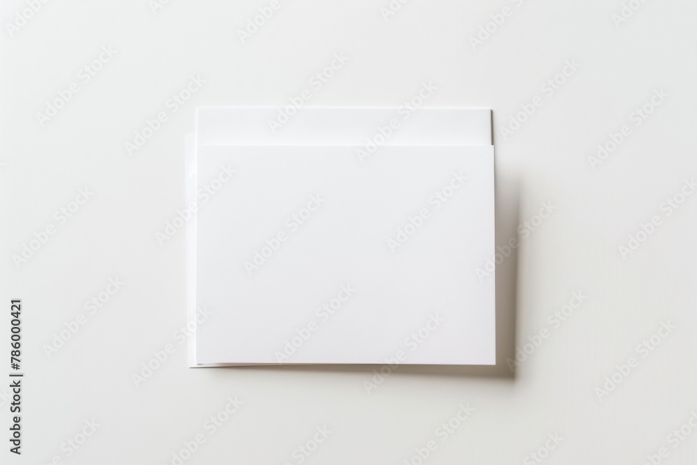 Blank paper mockup created with Generative AI Blank paper mockup created with Generative AI