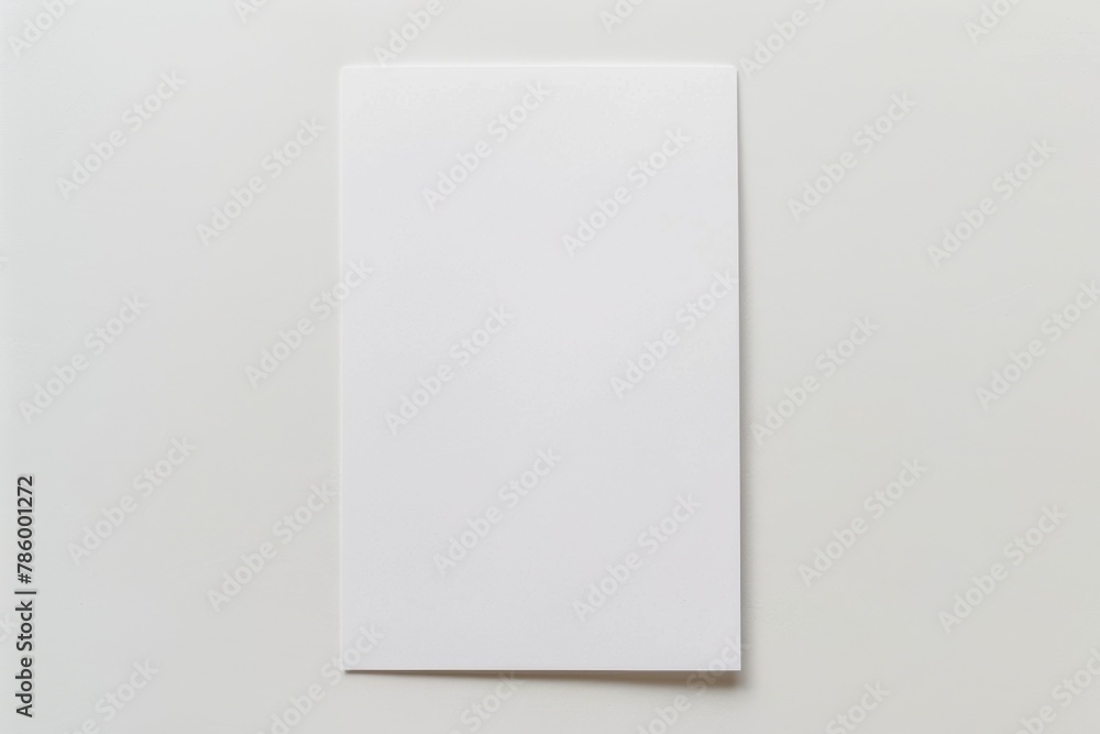 Blank paper mockup created with Generative AI Blank paper mockup created with Generative AI