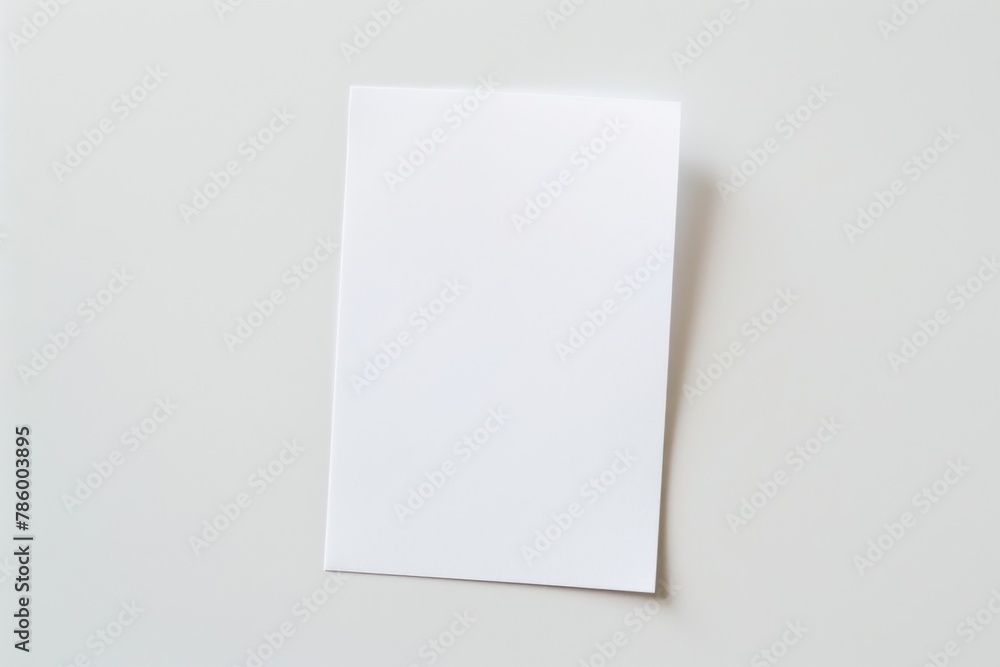 Blank paper mockup created with Generative AI Blank paper mockup created with Generative AI